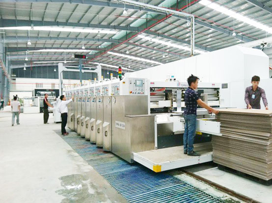  Sản xuất  sản phẩm bao bì, thùng Carton các loại