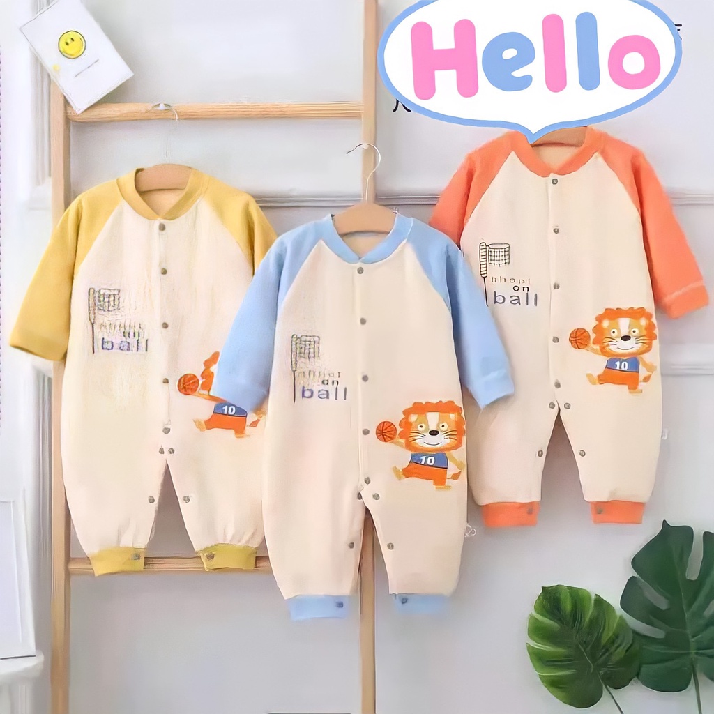 Bộ body dài tay lót lông ấm cho bé trai 06