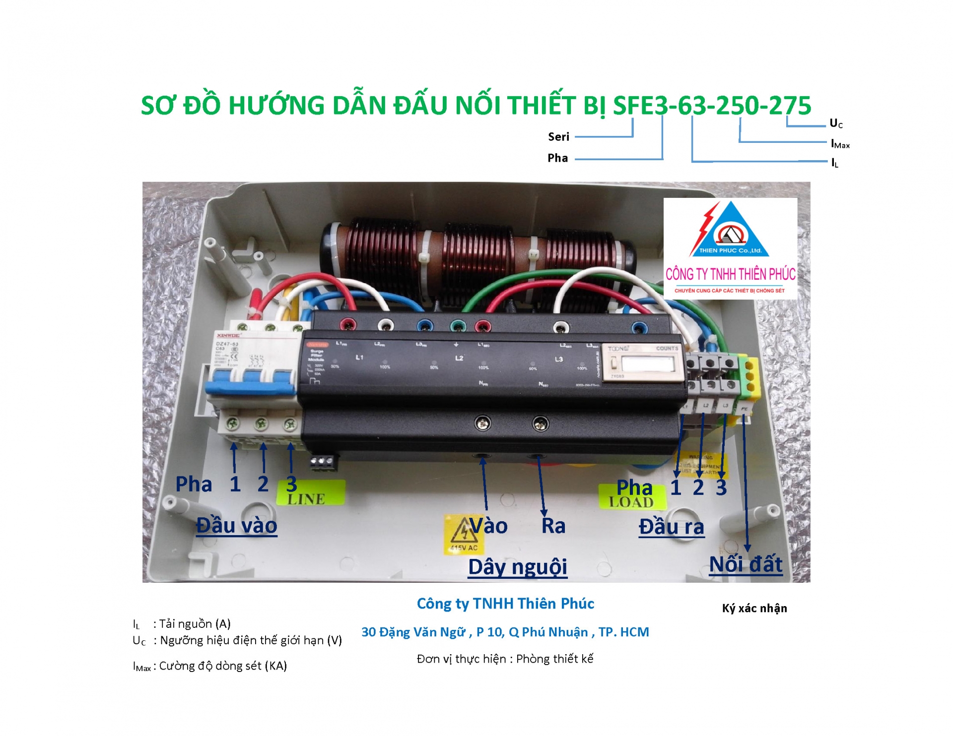 HƯỚNG DẪN ĐẤU NỐI SFE3-63