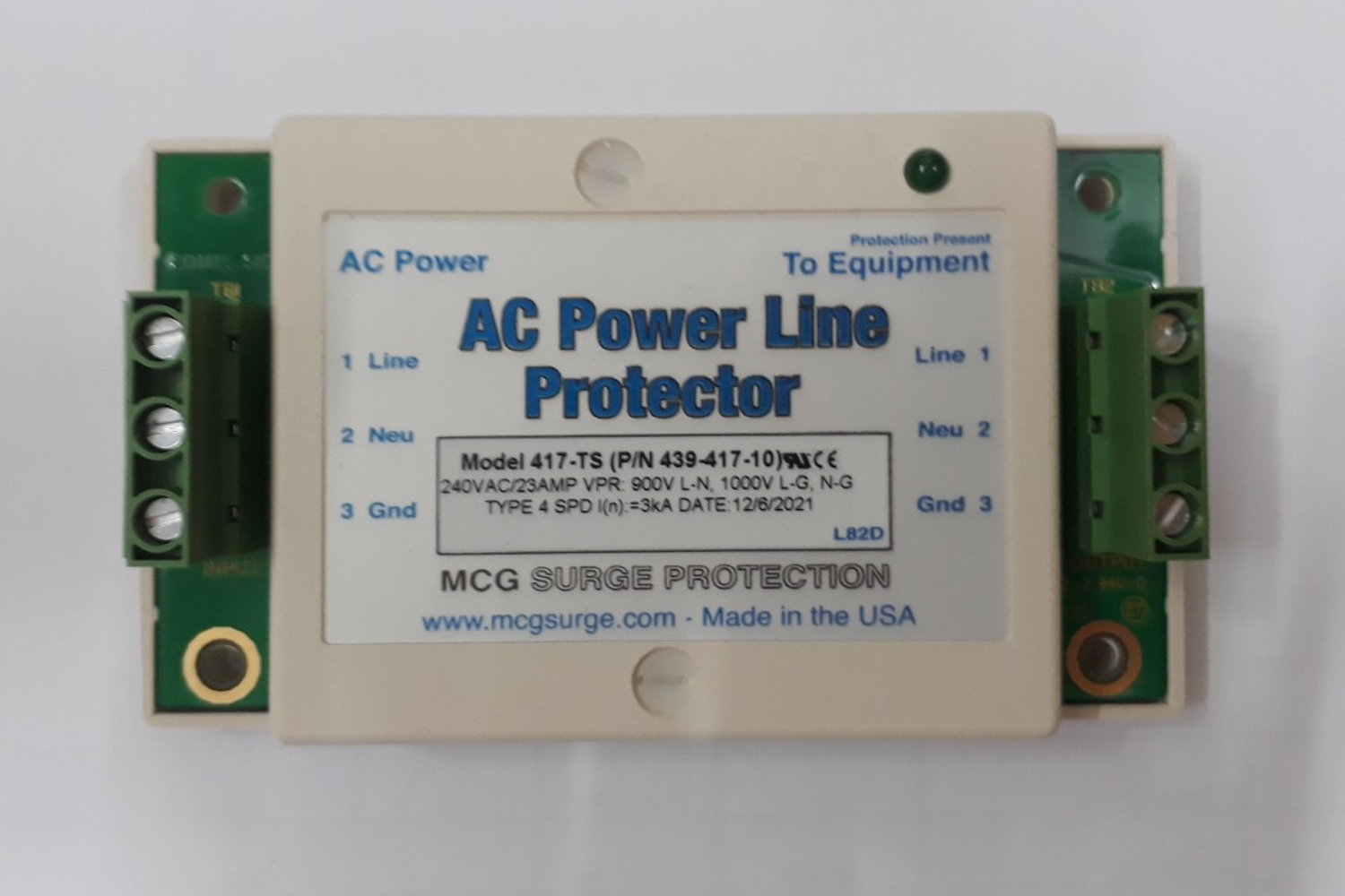 Thiết bị cắt lọc sét 01 pha 417-TS