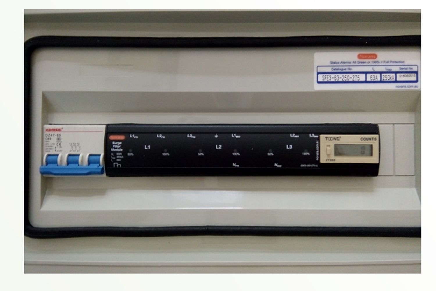 Thiết bị cắt sét 04 pha SFE3-63-250-275