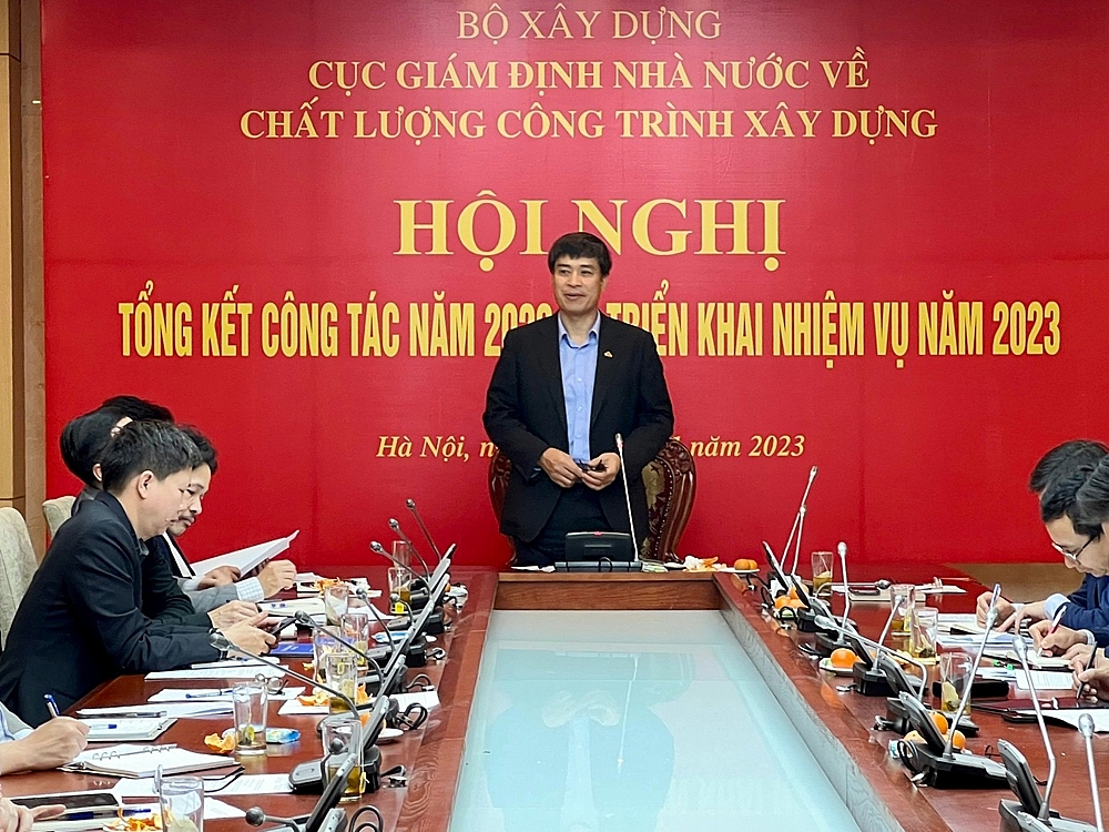 Cục Giám định nhà nước về chất lượng công trình xây dựng tổ chức hội nghị tổng kết công tác năm 2022, triển khai nhiệm vụ năm 2023