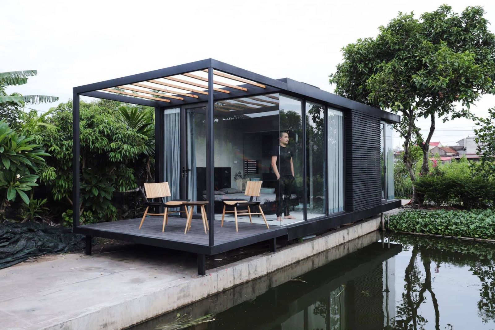 Nhà lắp ghép của anh Tín