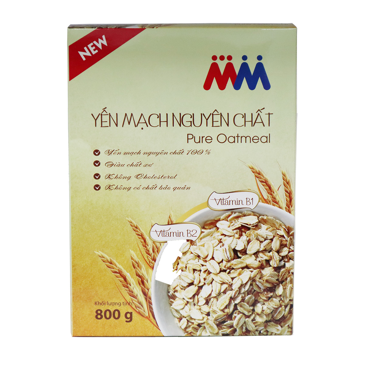 YẾN MẠCH NGUYÊN CHẤT HỘP 800G