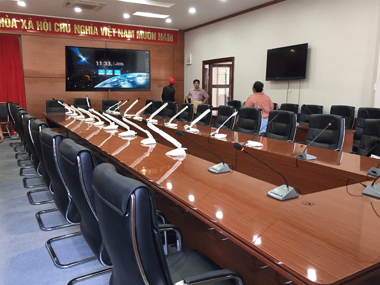  Công trình thiết bị âm thanh hội thảo, phòng họp 