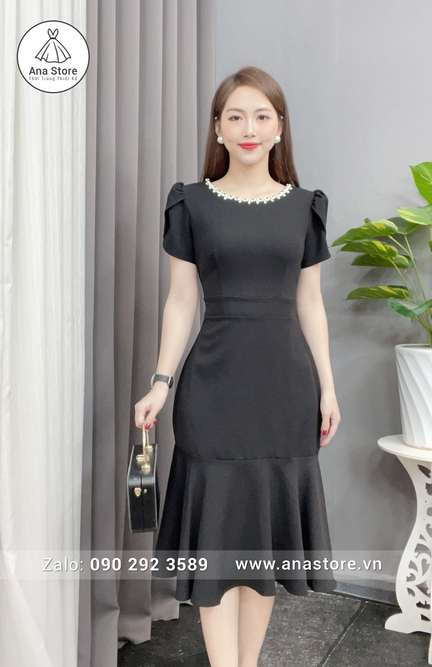 Đầm C365 - đen