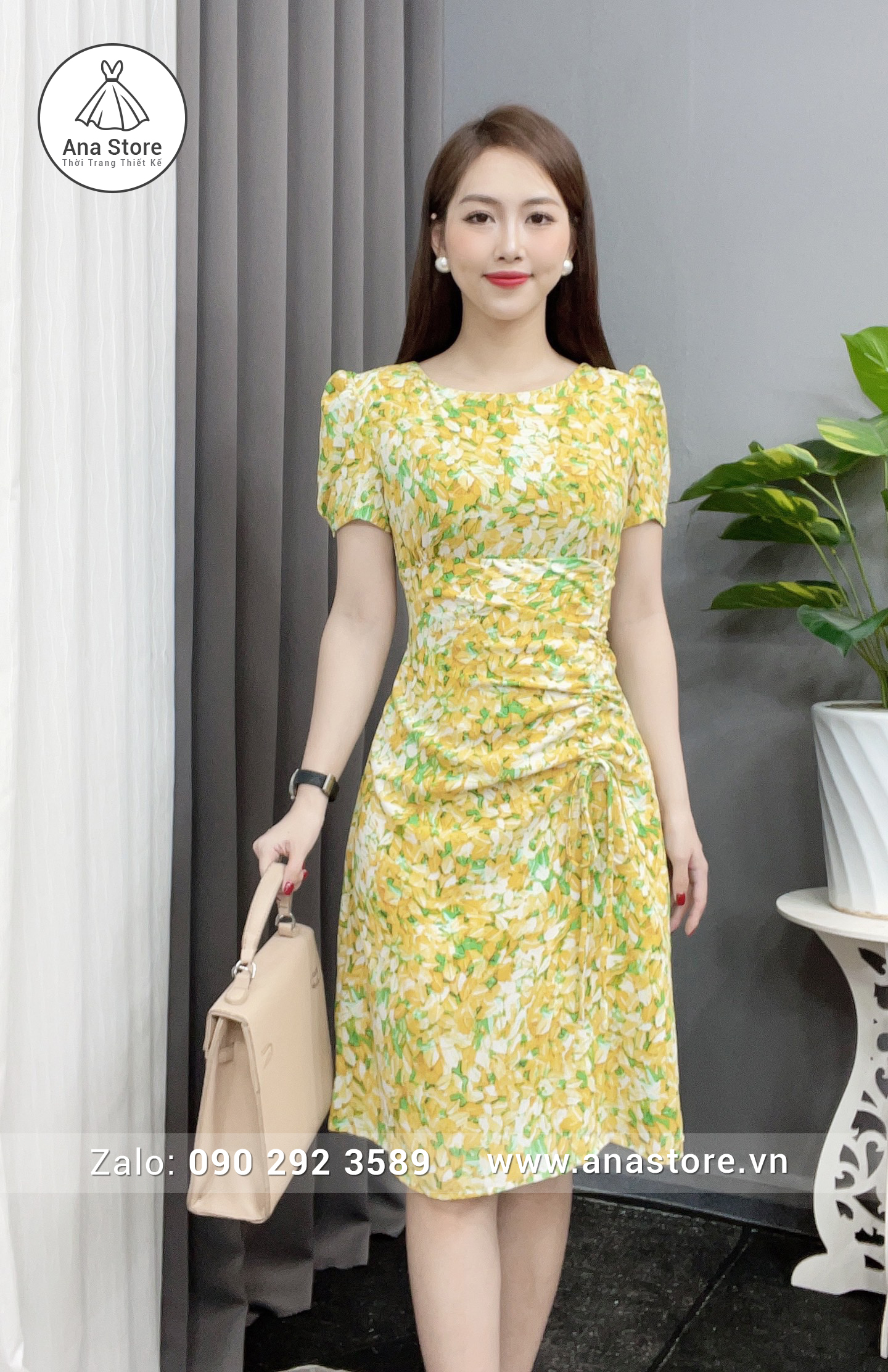 Đầm C93 - vàng HT