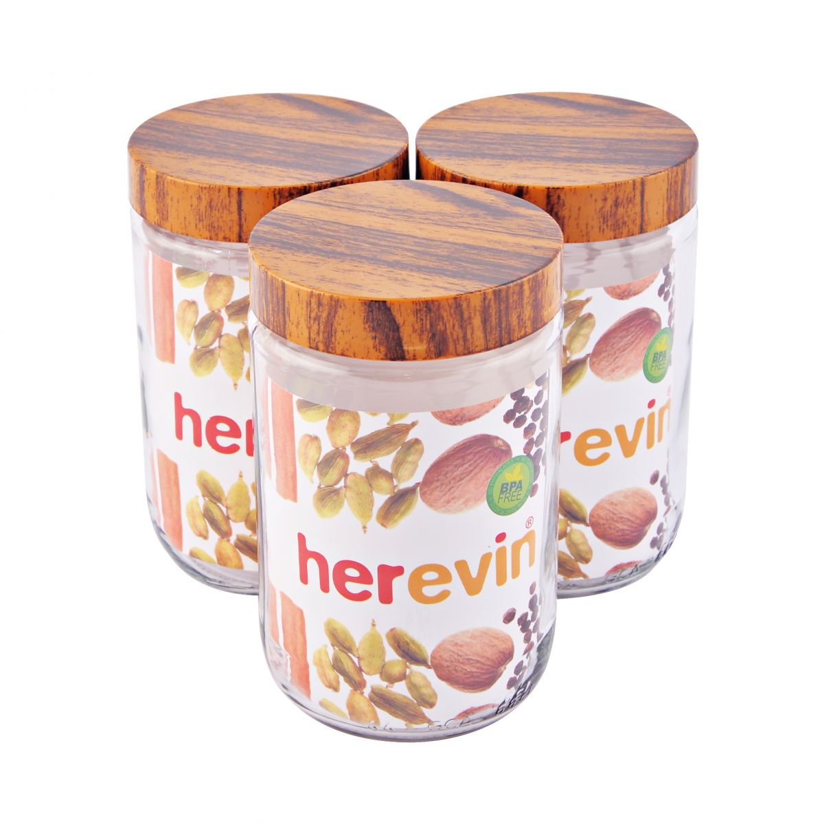 Hũ thủy tinh Herevin 231367 _ 660ml