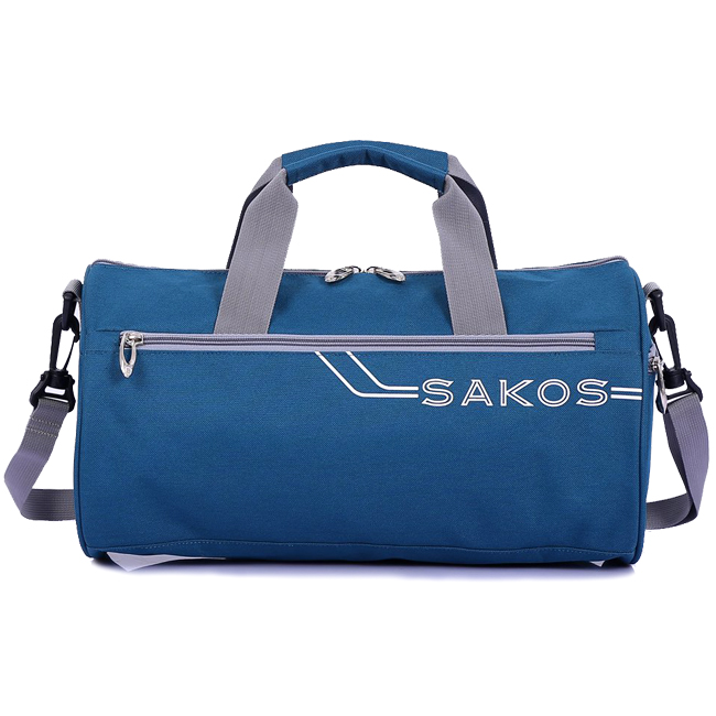 Sakos Cylinder (S) Travel Bag - Teal Blue