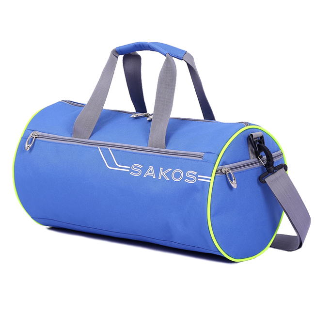 Sakos Cylinder (M) Travel Bag - Denim