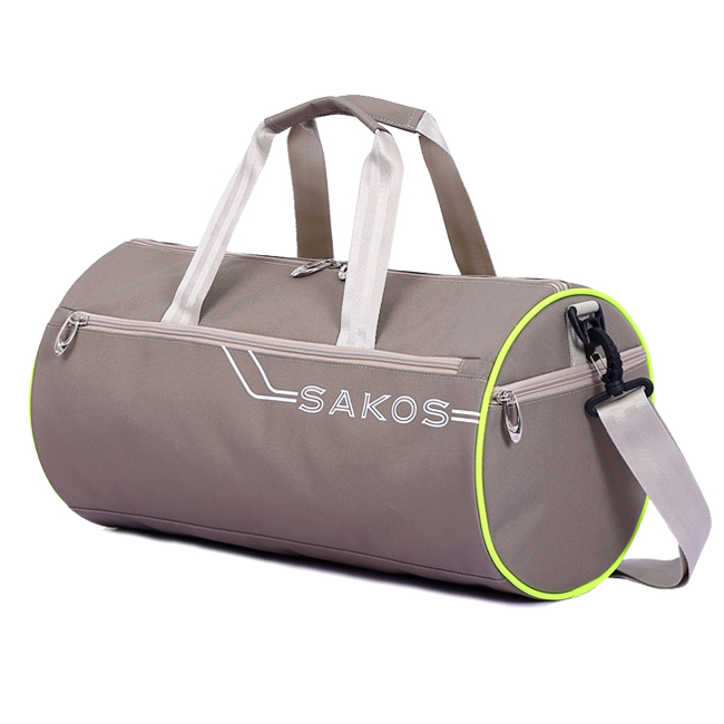 Sakos Cylinder (M) Travel Bag - Khaki