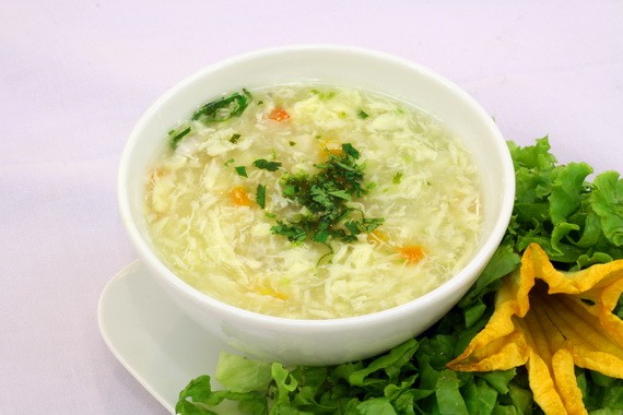 Soup măng tây cua