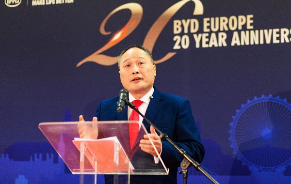 BYD celebrates 20 years in Europe
