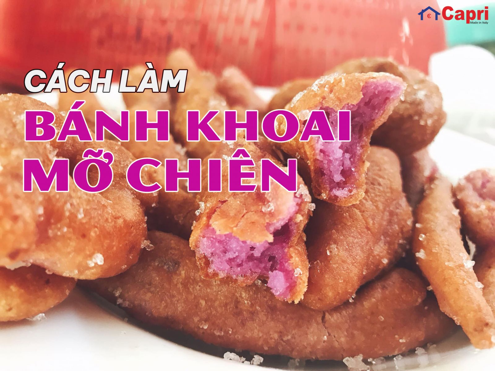 Làm bánh khoai mỡ chiên tại nhà, bạn đã thử chưa? 