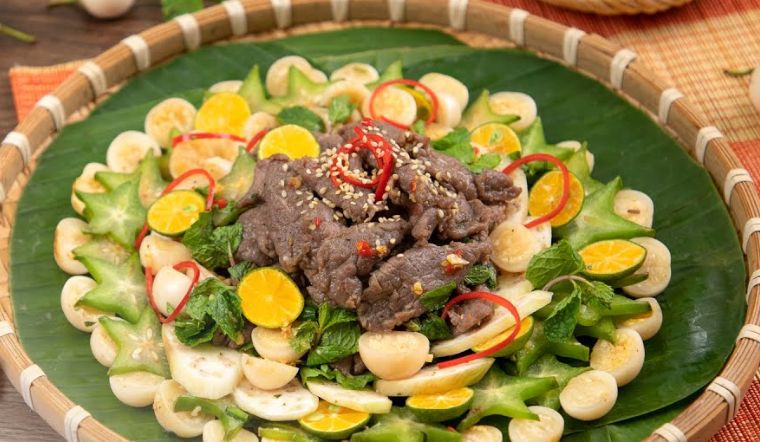 Công thức trộn gỏi bò cà pháo giòn tan chuẩn vị tại nhà