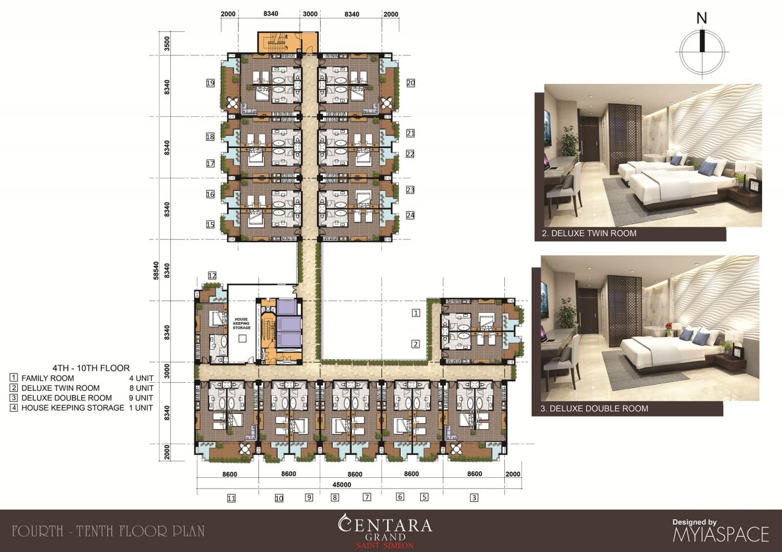 Mat bang tang 4 den tang 10 condotel saint simeon