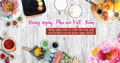 Ưu đãi đặc biệt - Tri ân phụ nữ Việt