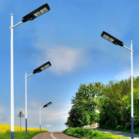 Đèn đường Led năng lượng mặt trời 100W