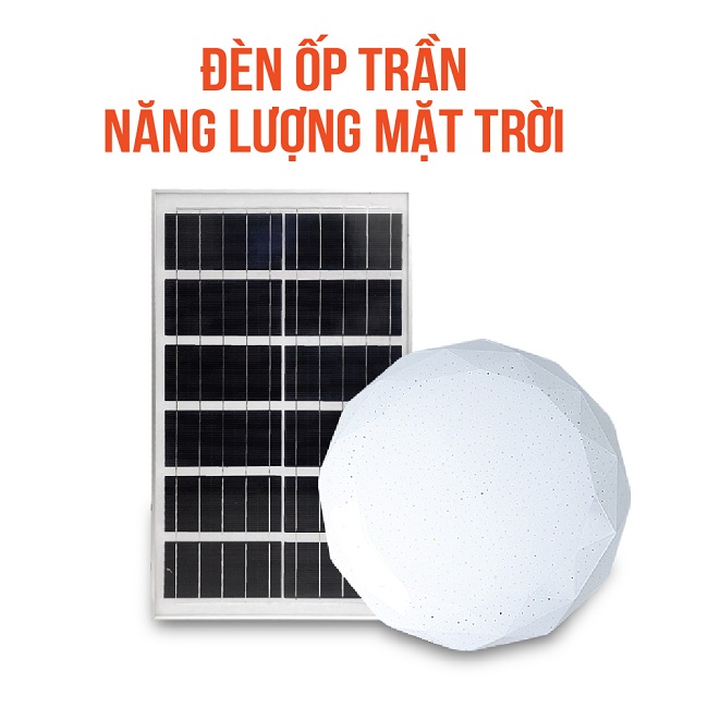 Đèn ốp trần năng lượng mặt trời 