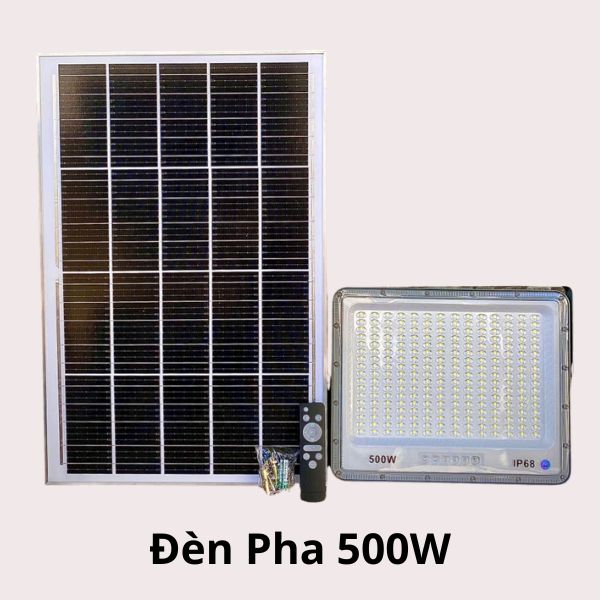 Đèn Pha Năng Lượng Mặt Trời 500W Siêu Sáng 