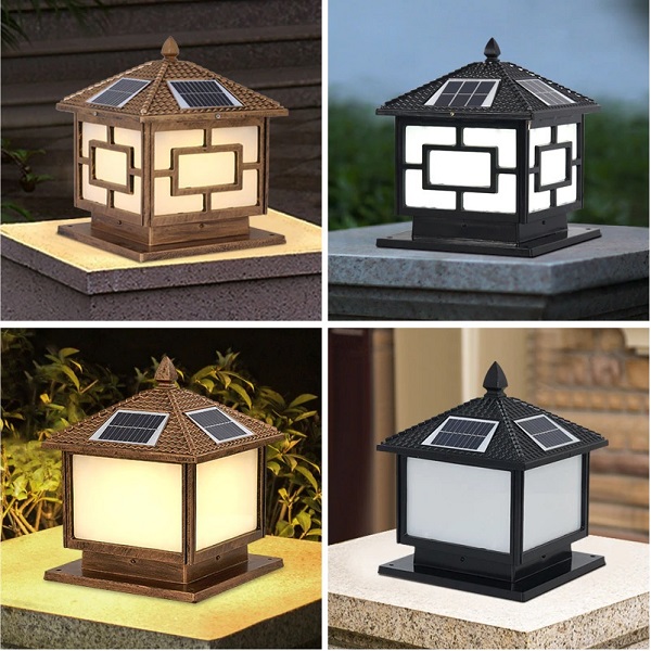 Đèn trụ cổng năng lượng mặt trời 300W