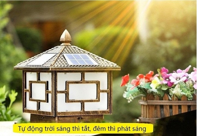Đèn có thể tự động tắt vào ban ngày và bật sáng vào ban đêm