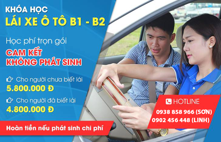 Khóa Học Lái Xe Ô TÔ Hạng B1/B2