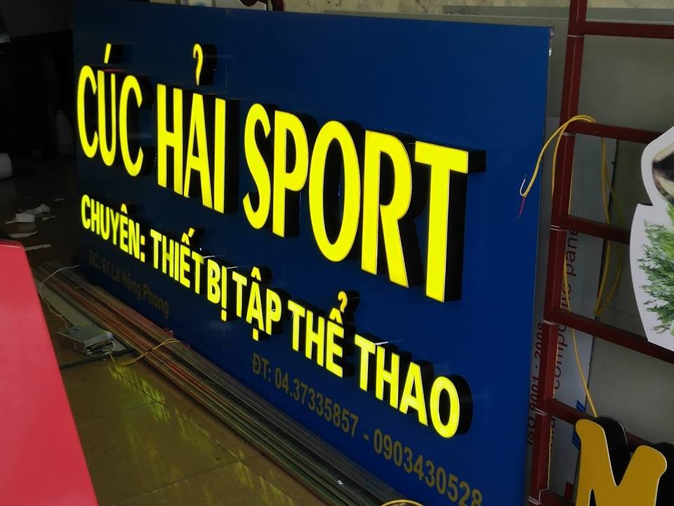 Bảng hiệu, hộp đèn