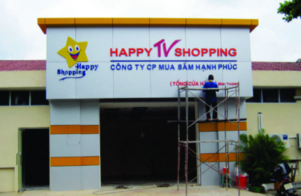 Mặt dựng alu, chữ nổi