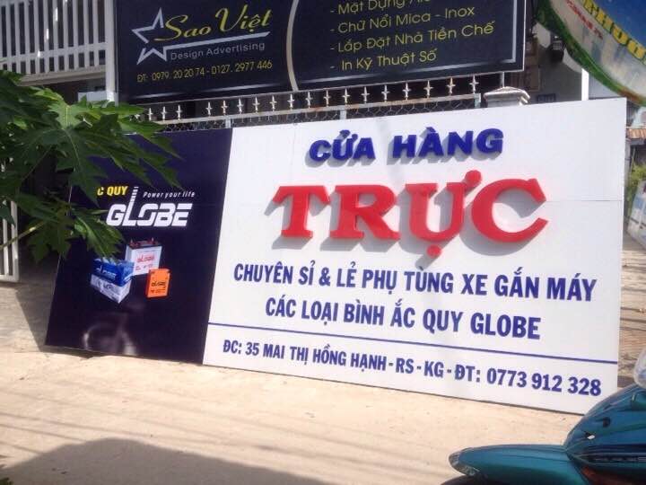 Bảng hiệu, hộp đèn
