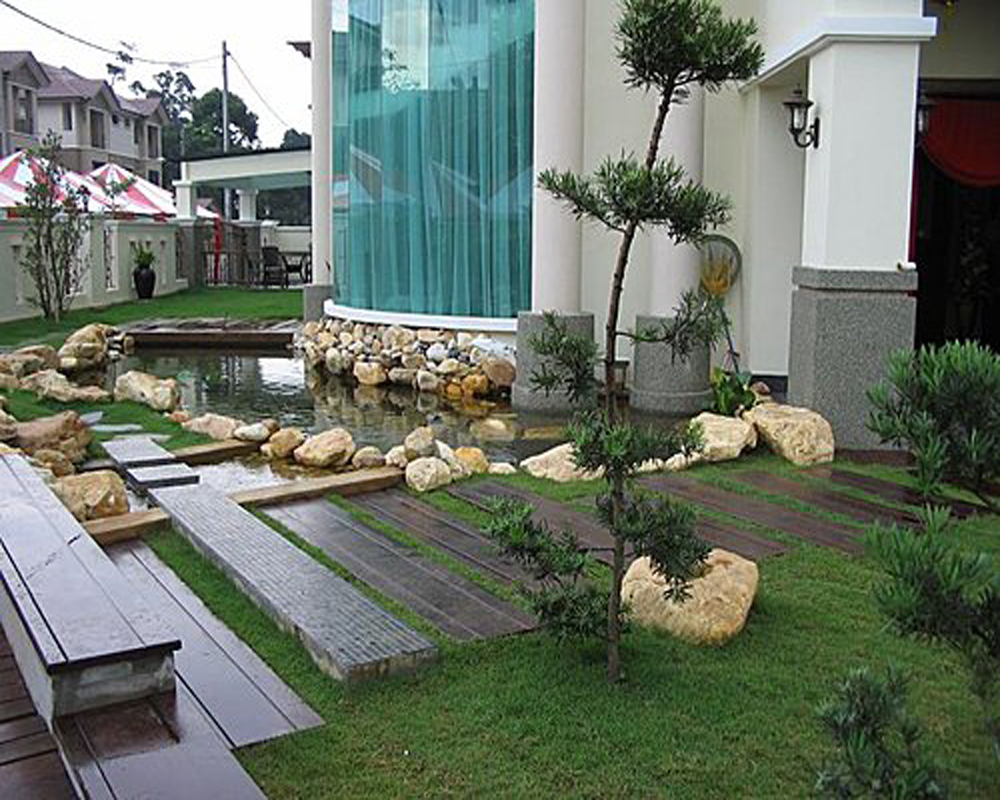 Tiểu cảnh ngoại thất