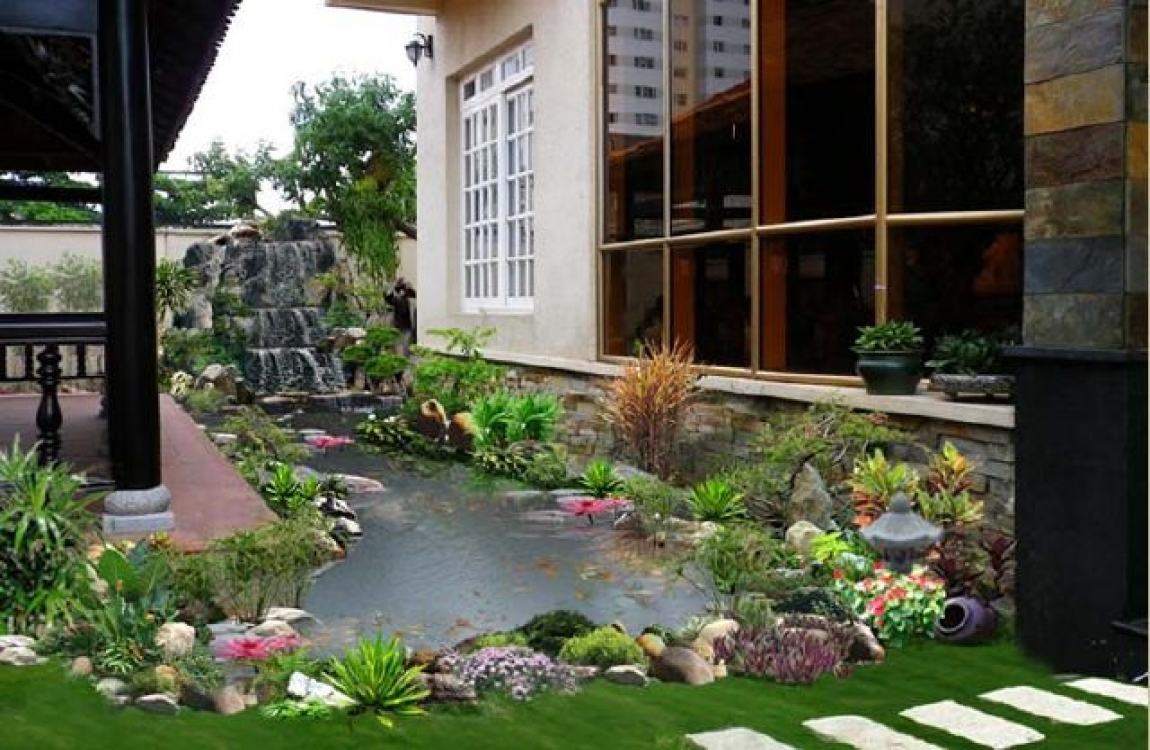 Tiểu cảnh ngoại thất