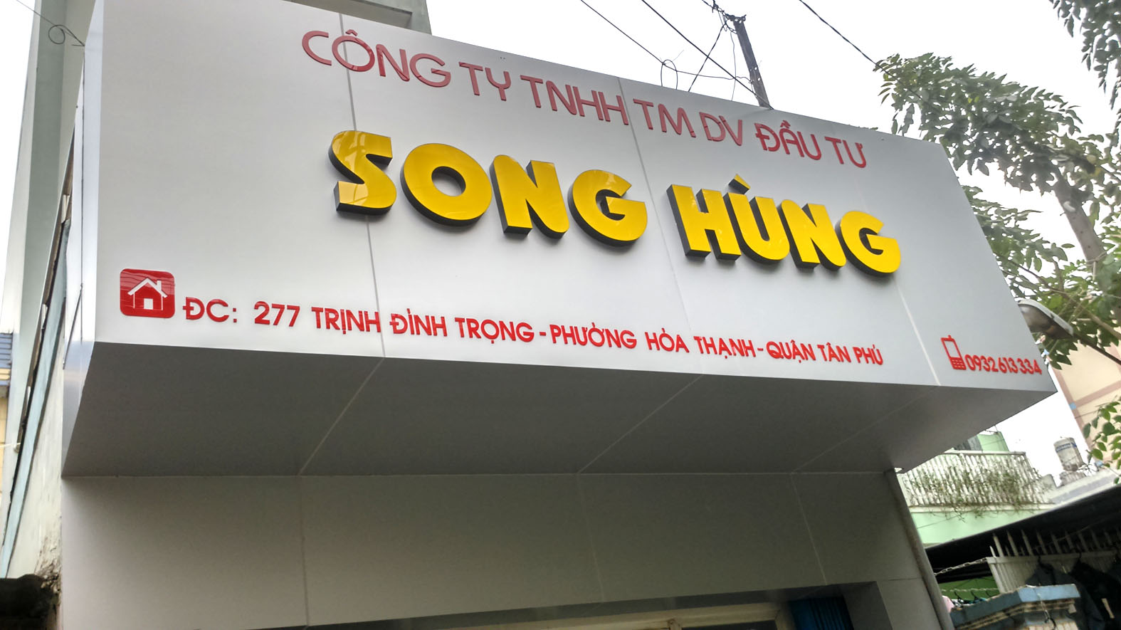 Bảng hiệu, hộp đèn