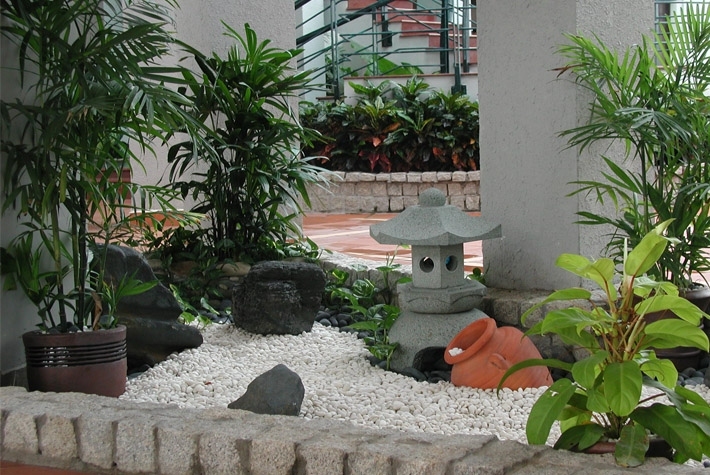 tiểu cảnh ngoại thất