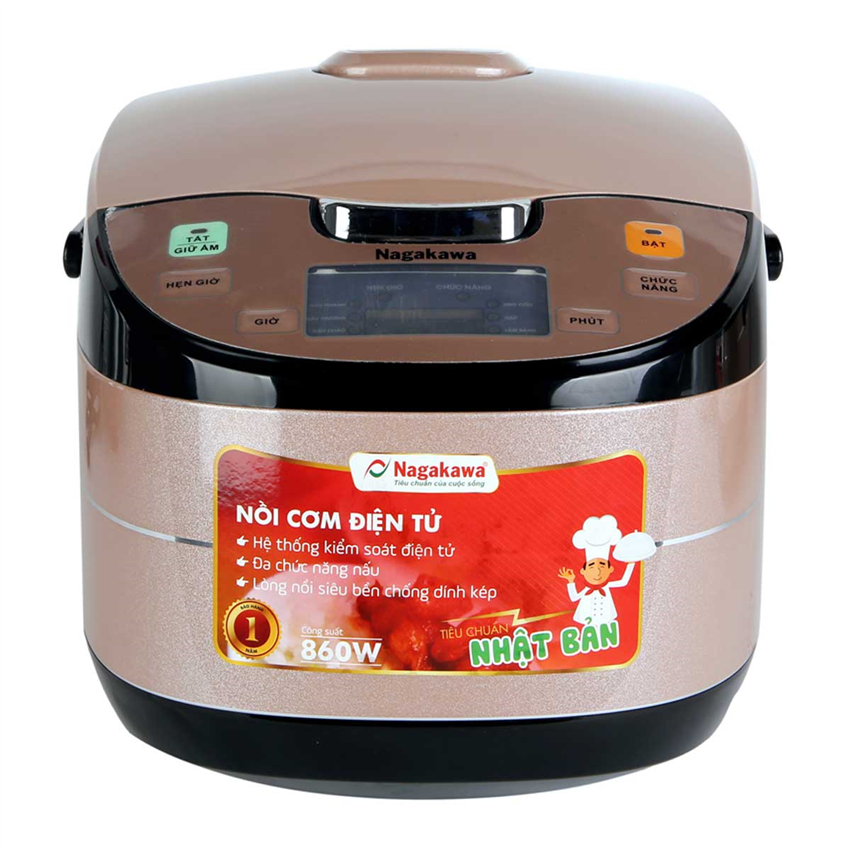 Nồi Cơm Điện Tử Nagakawa NAG0103 1,8 lít
