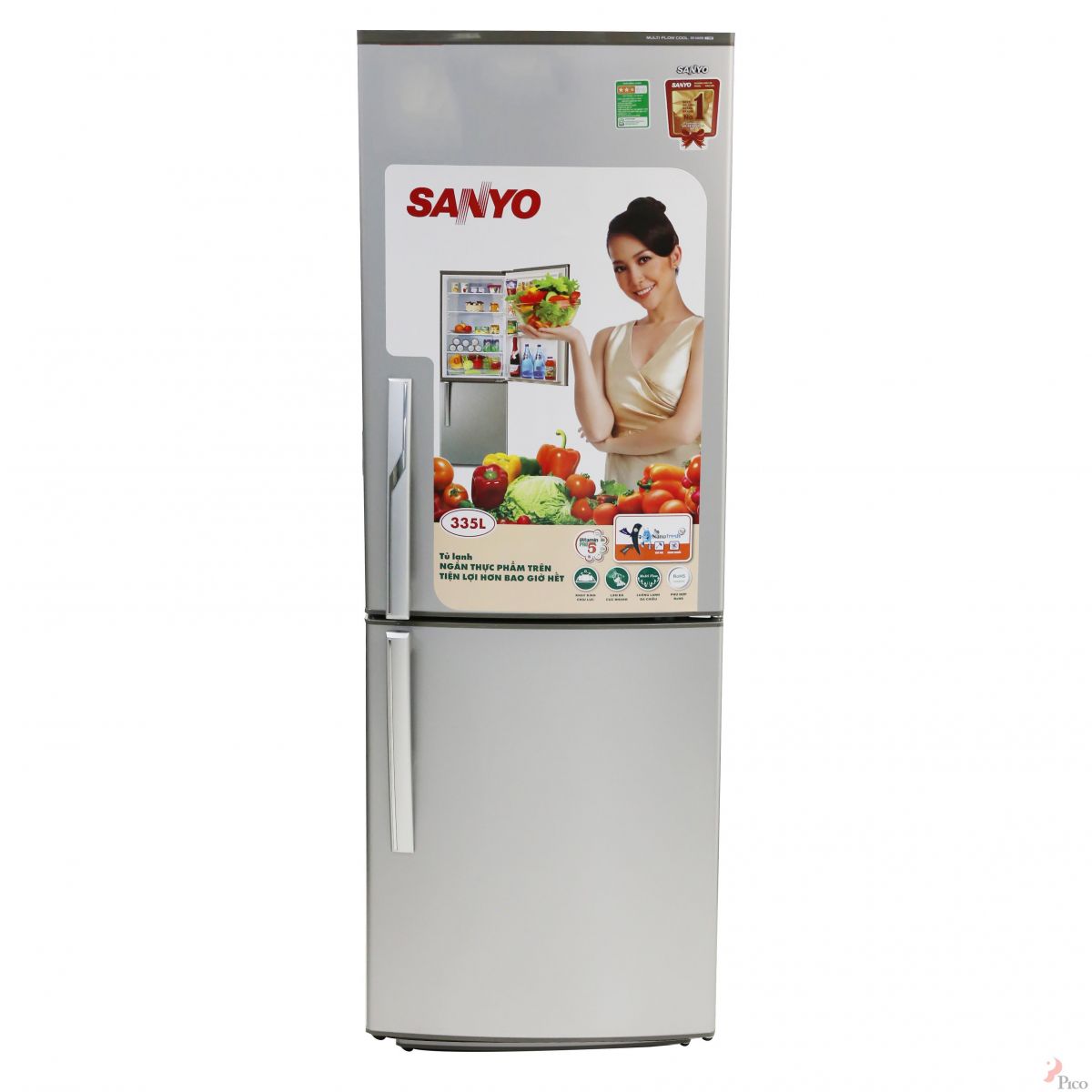 Tủ lạnh Sanyo SR345RBSS 335L