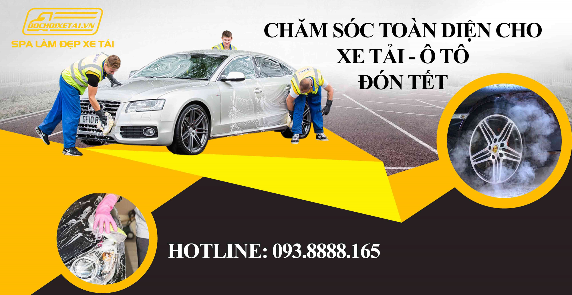 CHĂM SÓC TOÀN DIỆN CHO XE TẢI & Ô TÔ ĐÓN TẾT