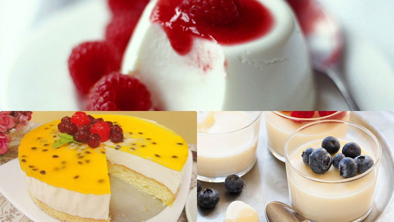 Cách sử dụng Gelatin trong ngành bánh 