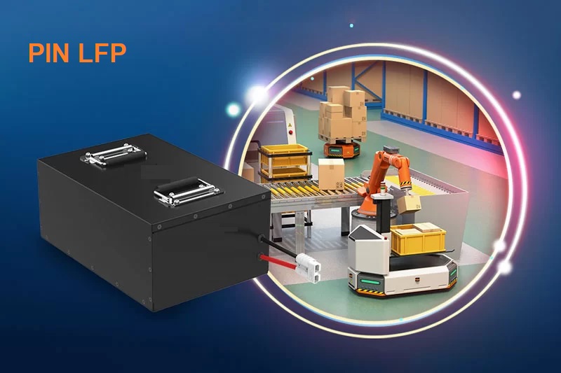 Pin Lithium LFP giải pháp năng lượng hiệu quả cho AGV trong nhà máy