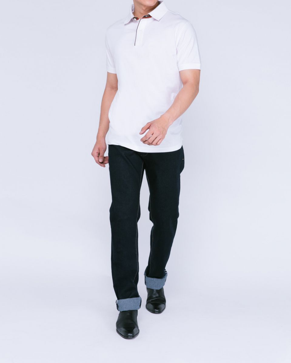 Quần jean nam dài xanh đậm cổ điển