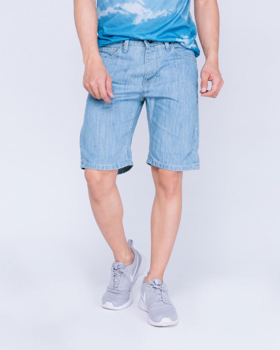 Quần short jean xanh nhạt