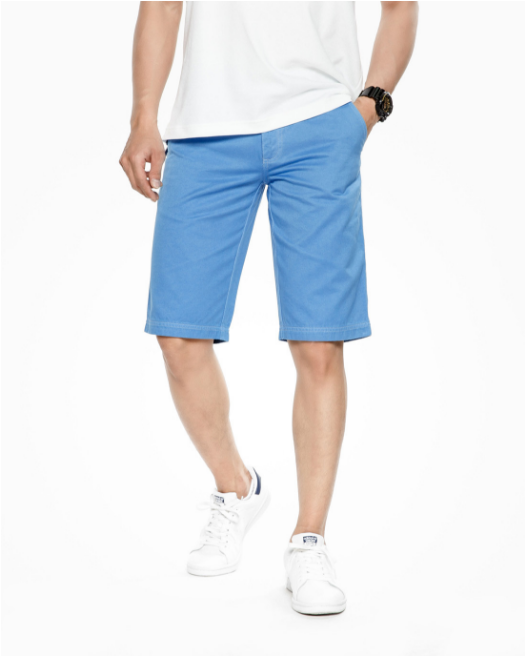 Quần Short Kaki màu xanh lam 