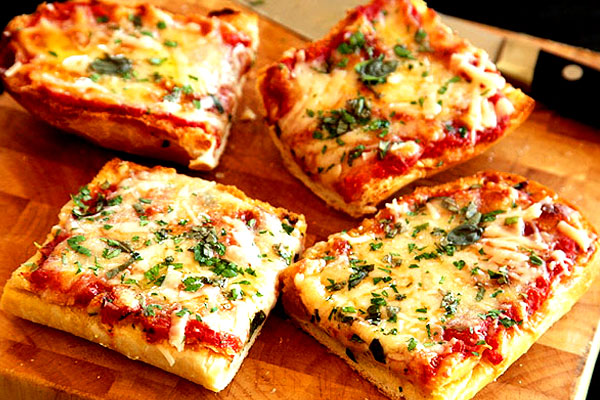 En special Pizza Toast