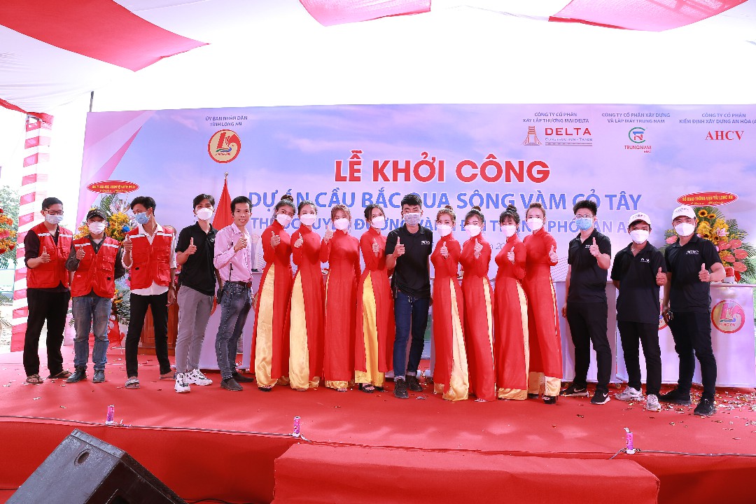 LỄ KHỞI CÔNG DỰ ÁN CẦU BẮC QUA SÔNG VÀM CỎ TÂY
