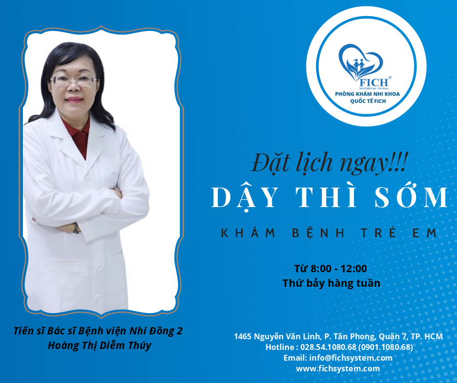 Dậy thì sớm - Không còn lo lắng vì đã có FICH