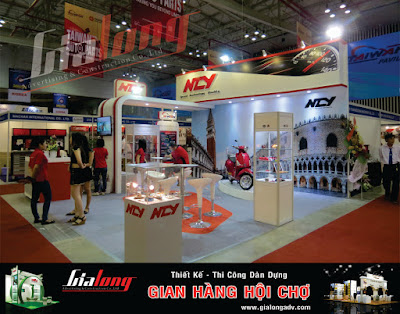 gian hàng tại triển lãm