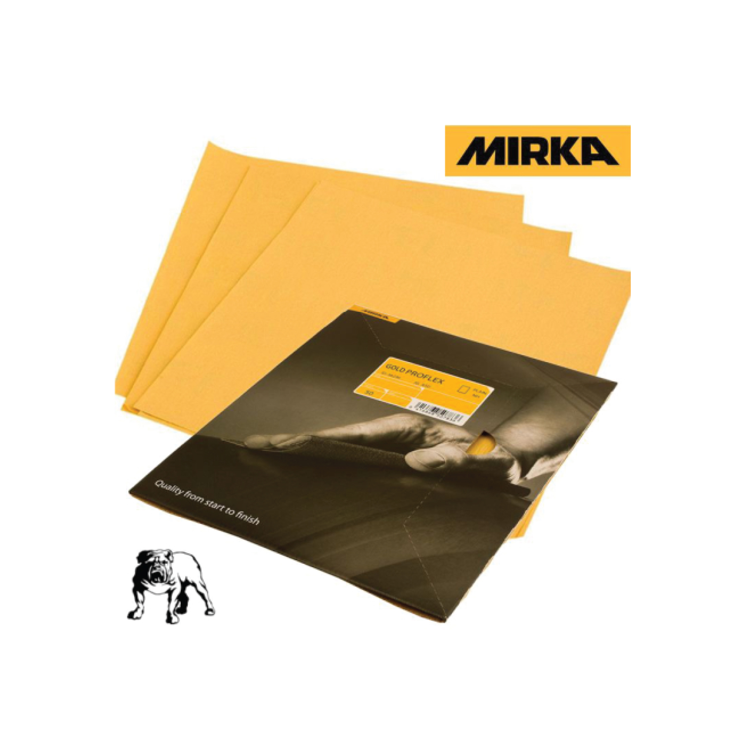 Giấy nhám tờ MIRKA GOLD