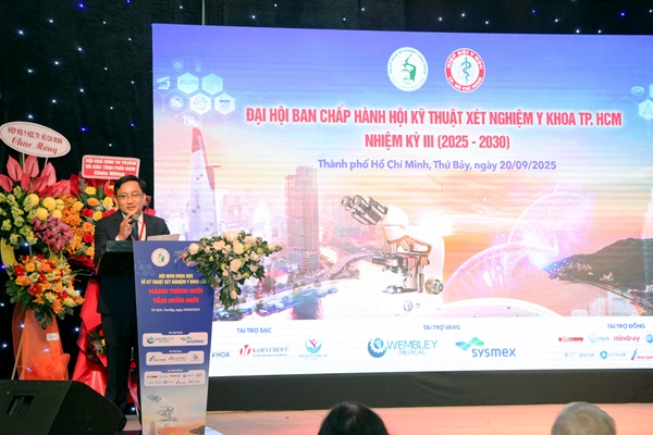 Hội nghị Khoa học về Kỹ thuật Xét nghiệm Y khoa lần thứ nhất – năm 2025 do Hội Kỹ thuật Xét nghiệm Y khoa TP.HCM tổ chức