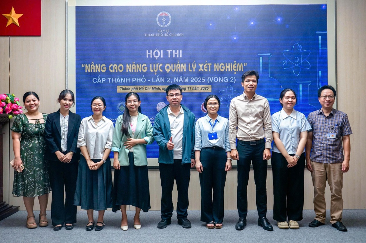 Sở Y tế TPHCM: 09 thí sinh xuất sắc bước tiếp vào Vòng chung kết Hội thi “Nâng cao năng lực quản lý xét nghiệm” cấp Thành phố lần thứ 2, năm 2025