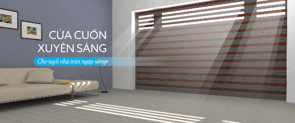 Cửa cuốn xuyên sáng